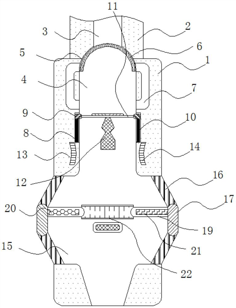 Oil outlet nozzle for edible oil filling with good anti-leakage effect