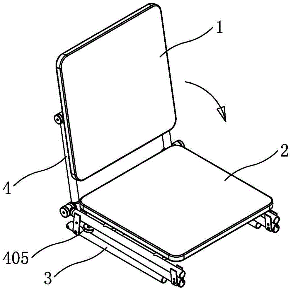 Improved multifunctional simple chair and use method thereof