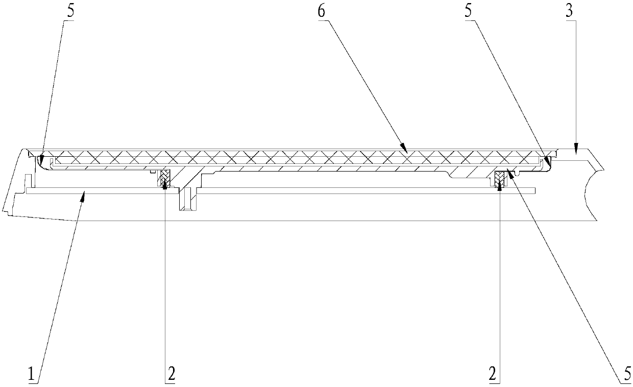 Liquid crystal screen safety disassembling prevention structure and method