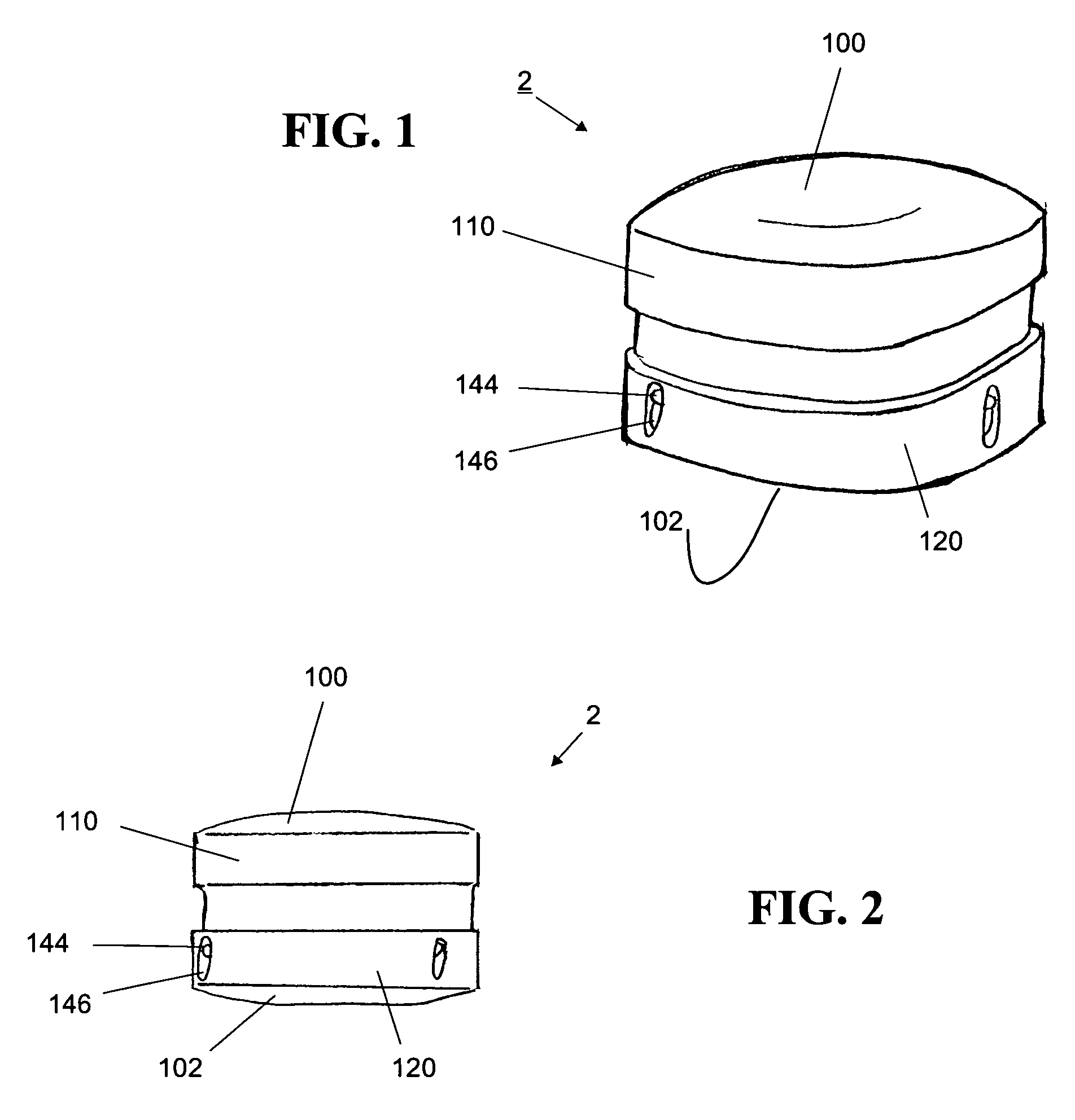 Artificial disc prosthesis for replacing a damaged nucleus