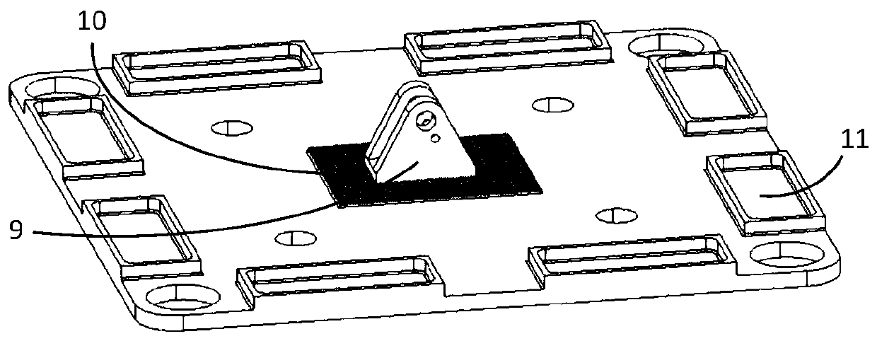 Model selection test device for aircraft cabin door latch hook