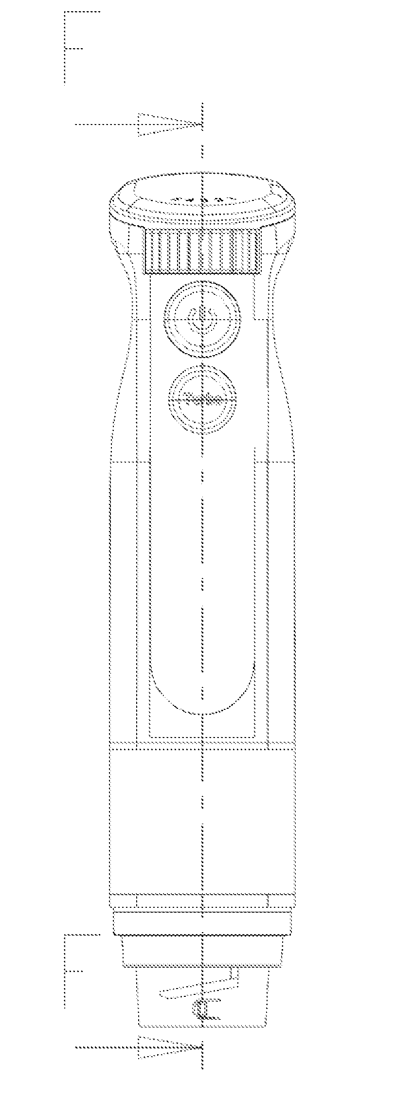 Hand blender with a built-in 2-speed gearbox