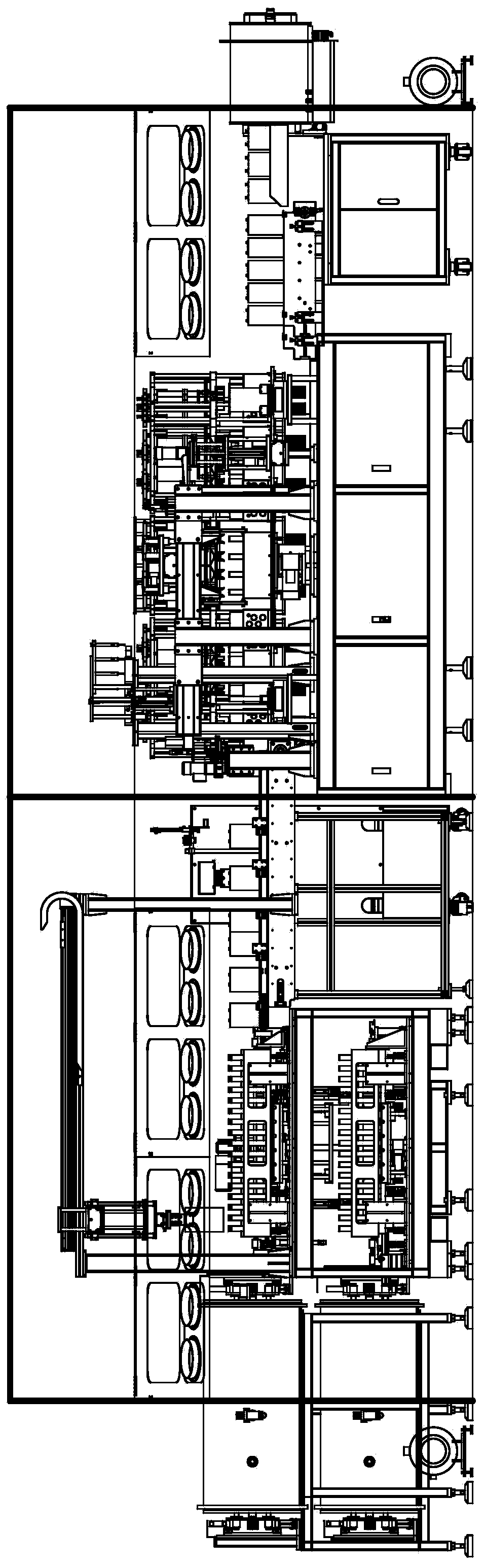 Automatic electrolyte injection equipment for batteries