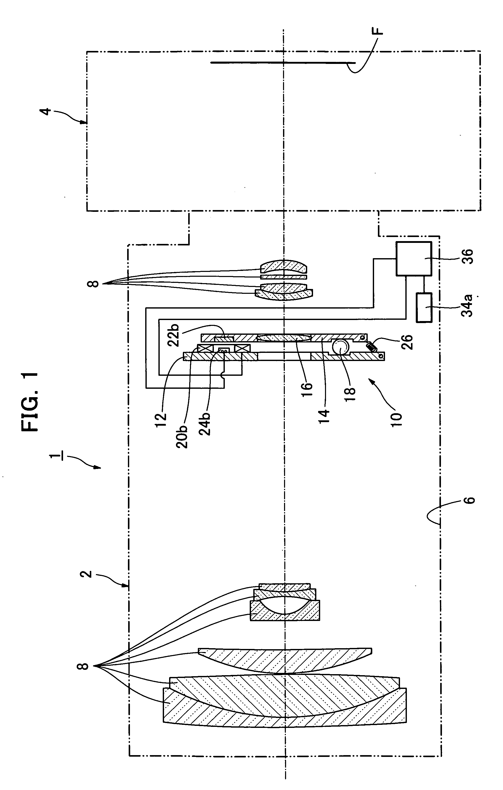 Image stabilizing actuator and camera furnished therewith