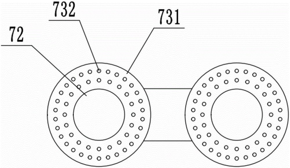 Boiler discharged smoke waste heat recycling system with flue for removing smoke