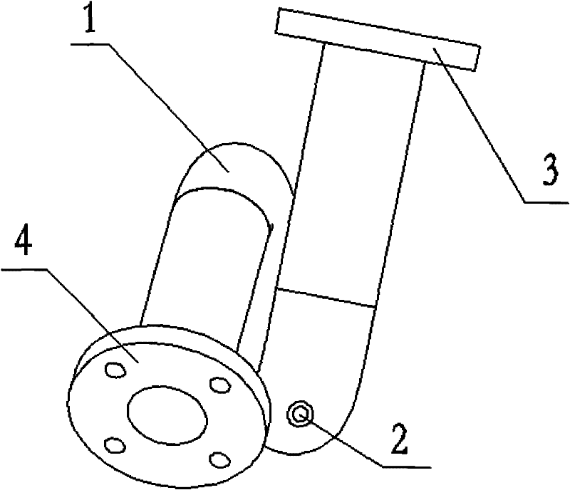 Alpha-shaped material returning valve