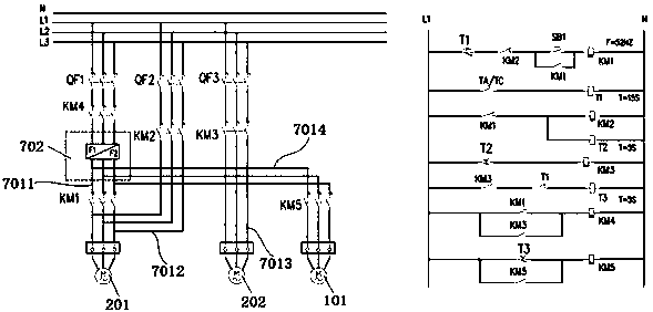 Dual main machine crushing production line and method based on frequency conversion control technology