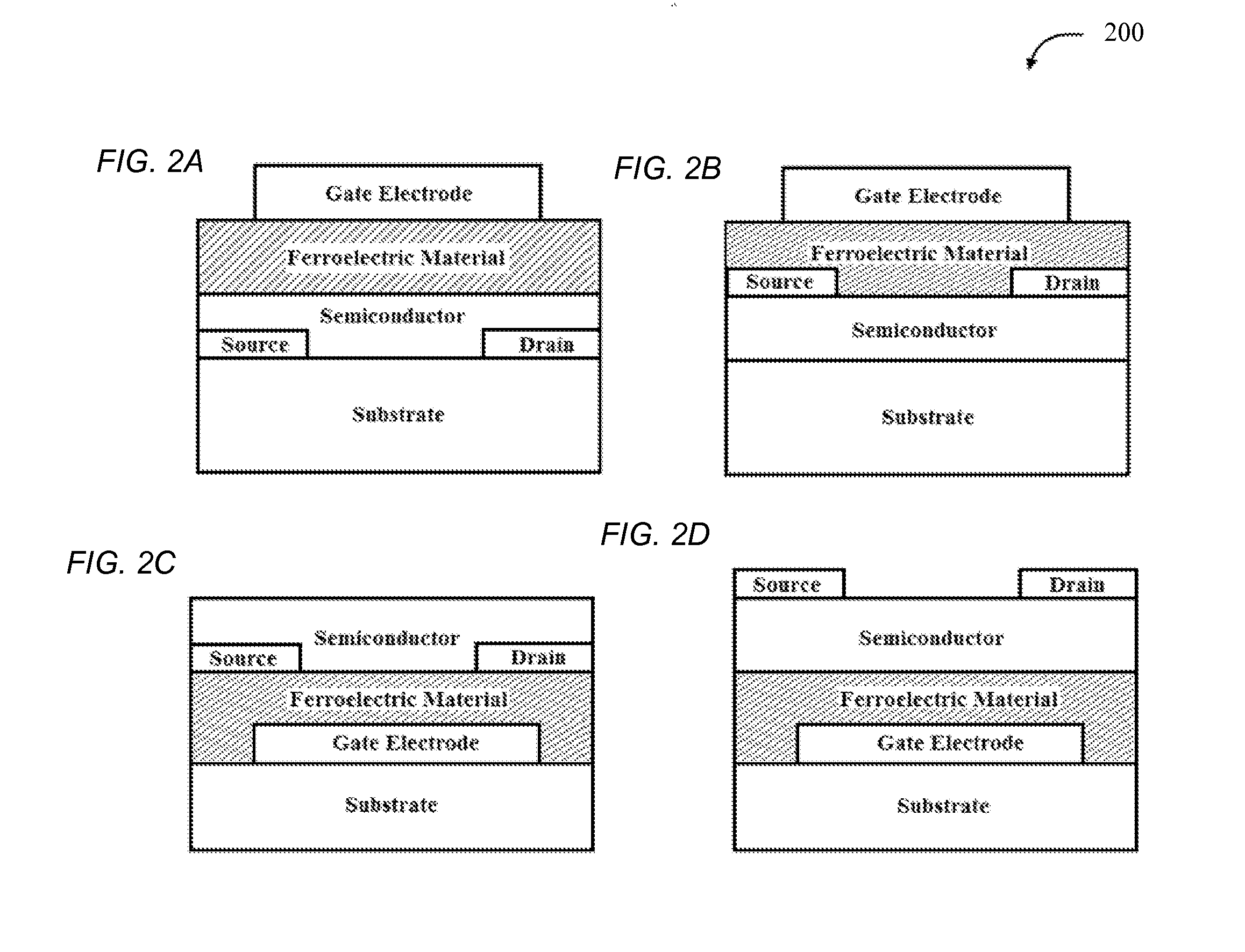 Methods for producing a thin film ferroelectric device using a two-step temperature process