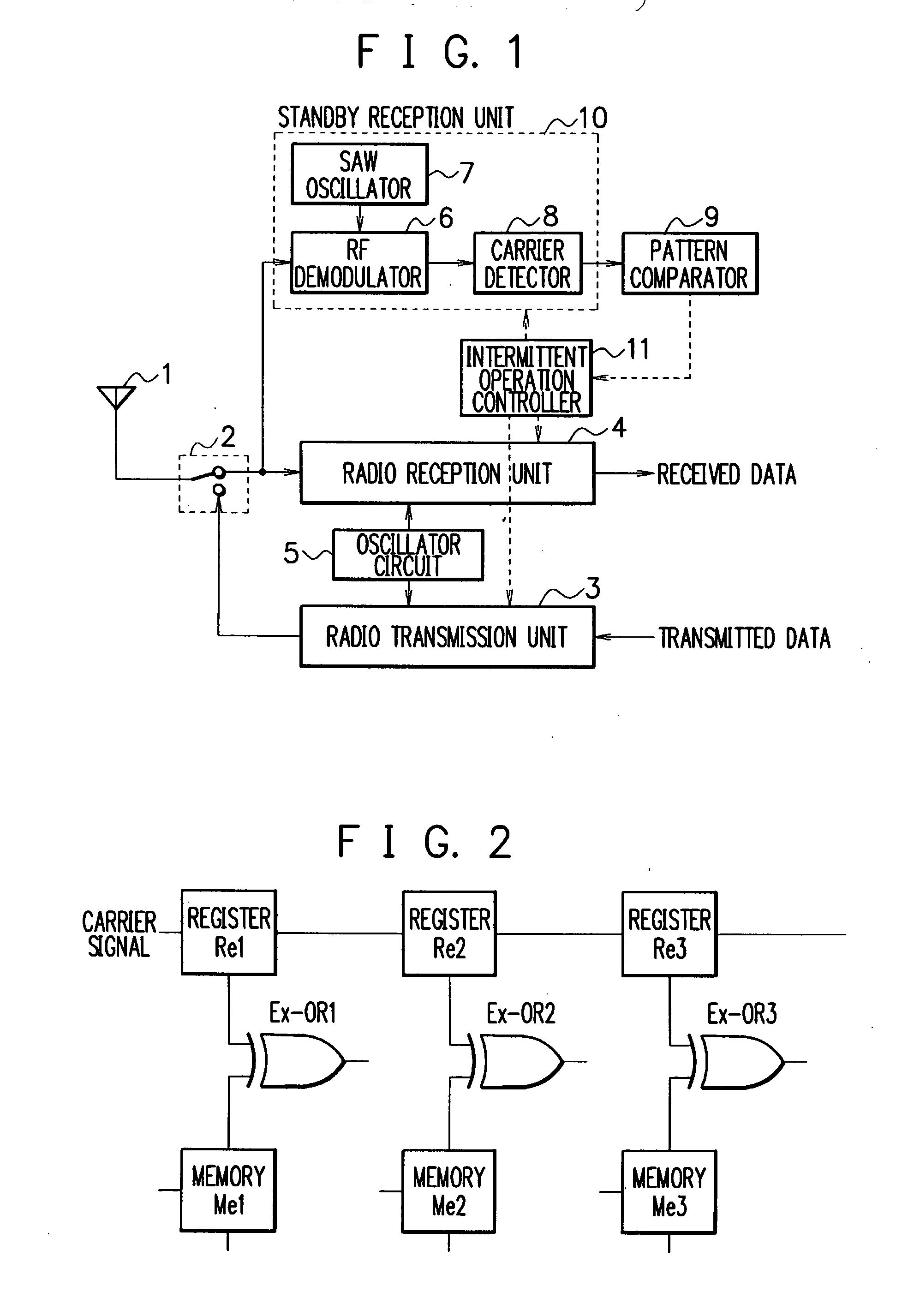 Radio transmitting/receiving apparatus and intermittent transmission/reception control method of radio transmitting/receiving apparatus