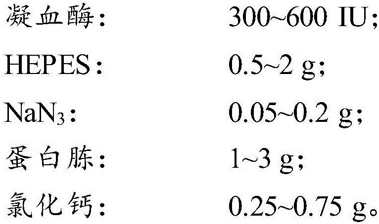 Thrombin time detection reagent