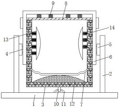 Molded pulp packaging barrel