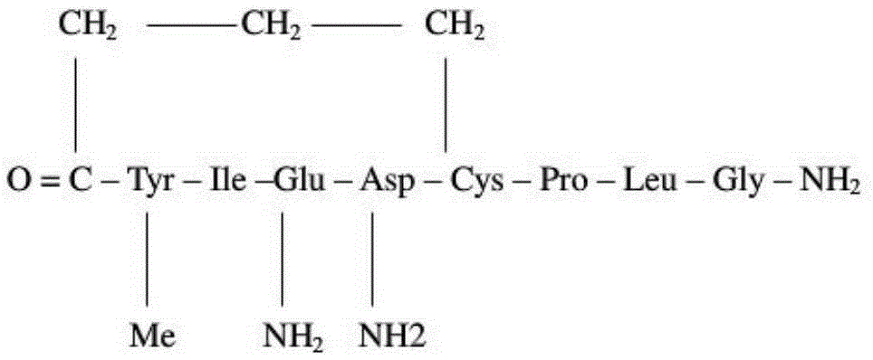 Method for preparing carbetocin through solid phase and liquid combining method