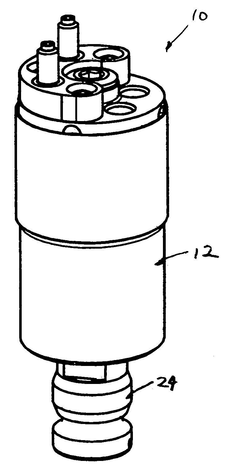 Solenoid actuated flow controller valve