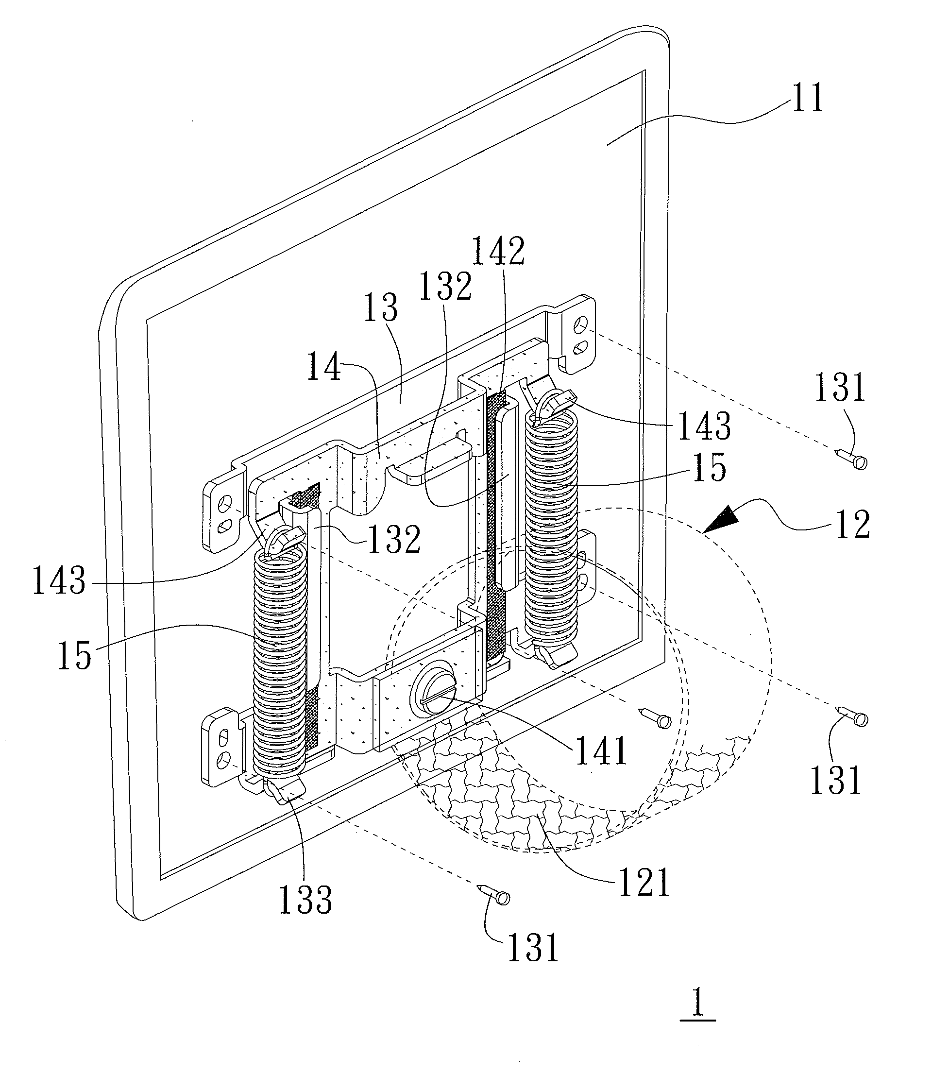 Display with slide structure