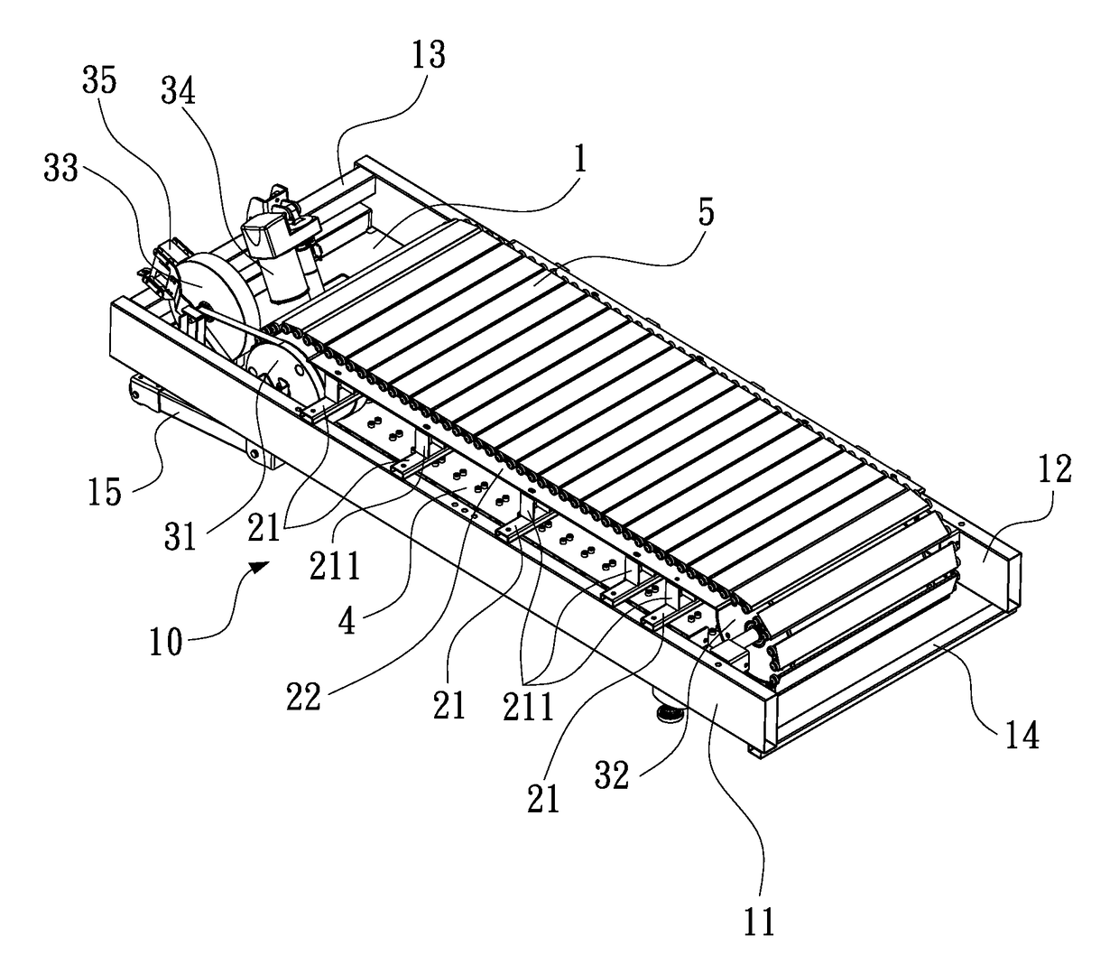 Exercise treadmill capable of generating electrical power