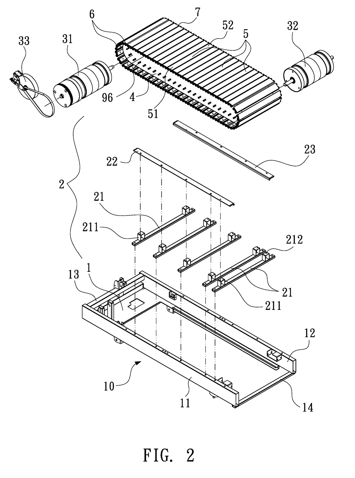 Exercise treadmill capable of generating electrical power