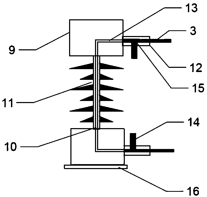 An overhead ground wire energy extraction system