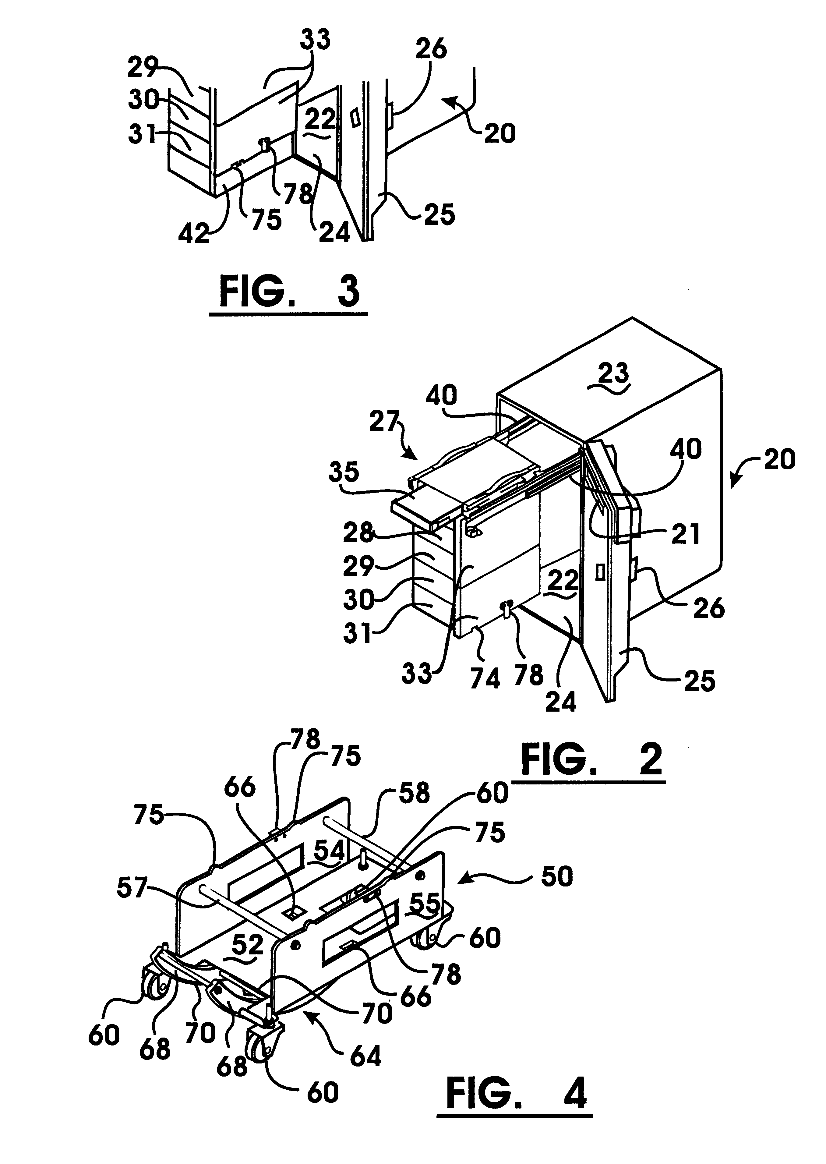 Currency dispenser service method