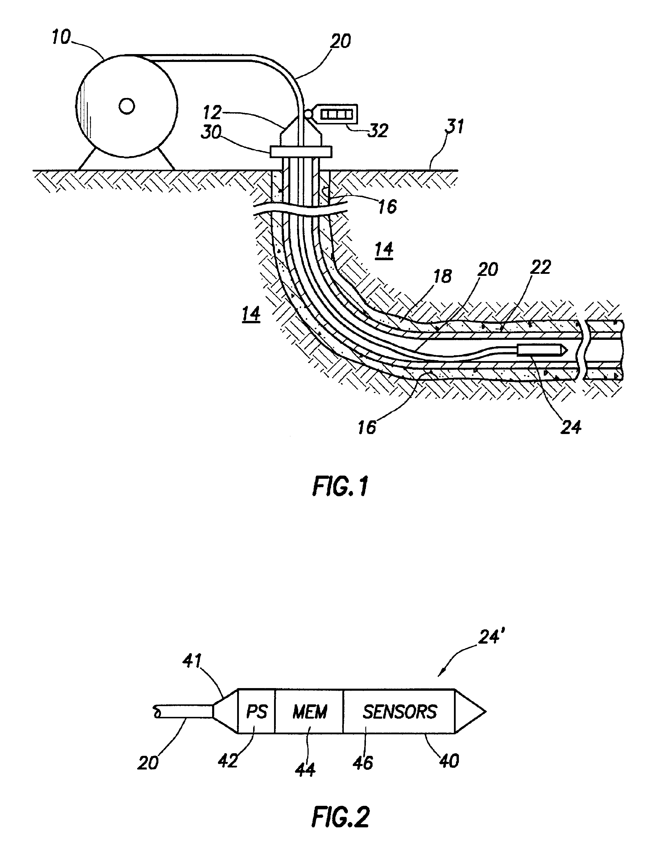 Apparatus and methods for conveying instrumentation within a borehole using continuous sucker rod