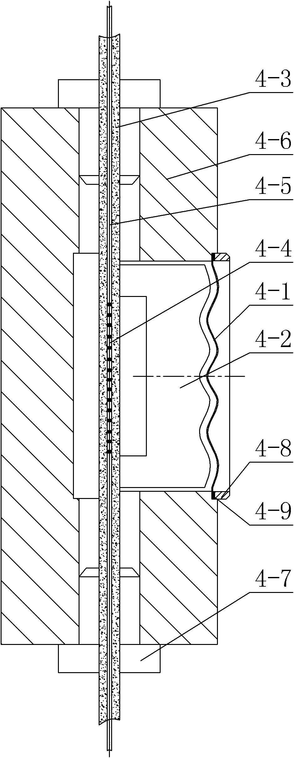 Corrugated diaphragm type pipe external pressure sensor, oil-water well casing external pressure monitoring device and method