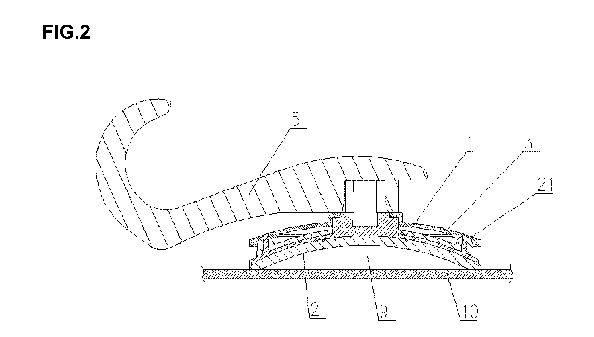 Vacuum suction cup having bowl-shaped framework