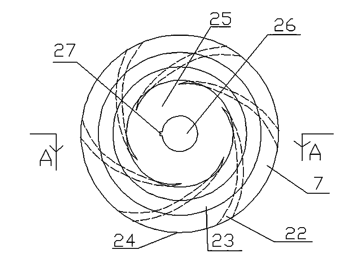 Oil immersed type energy-saving submersible pump