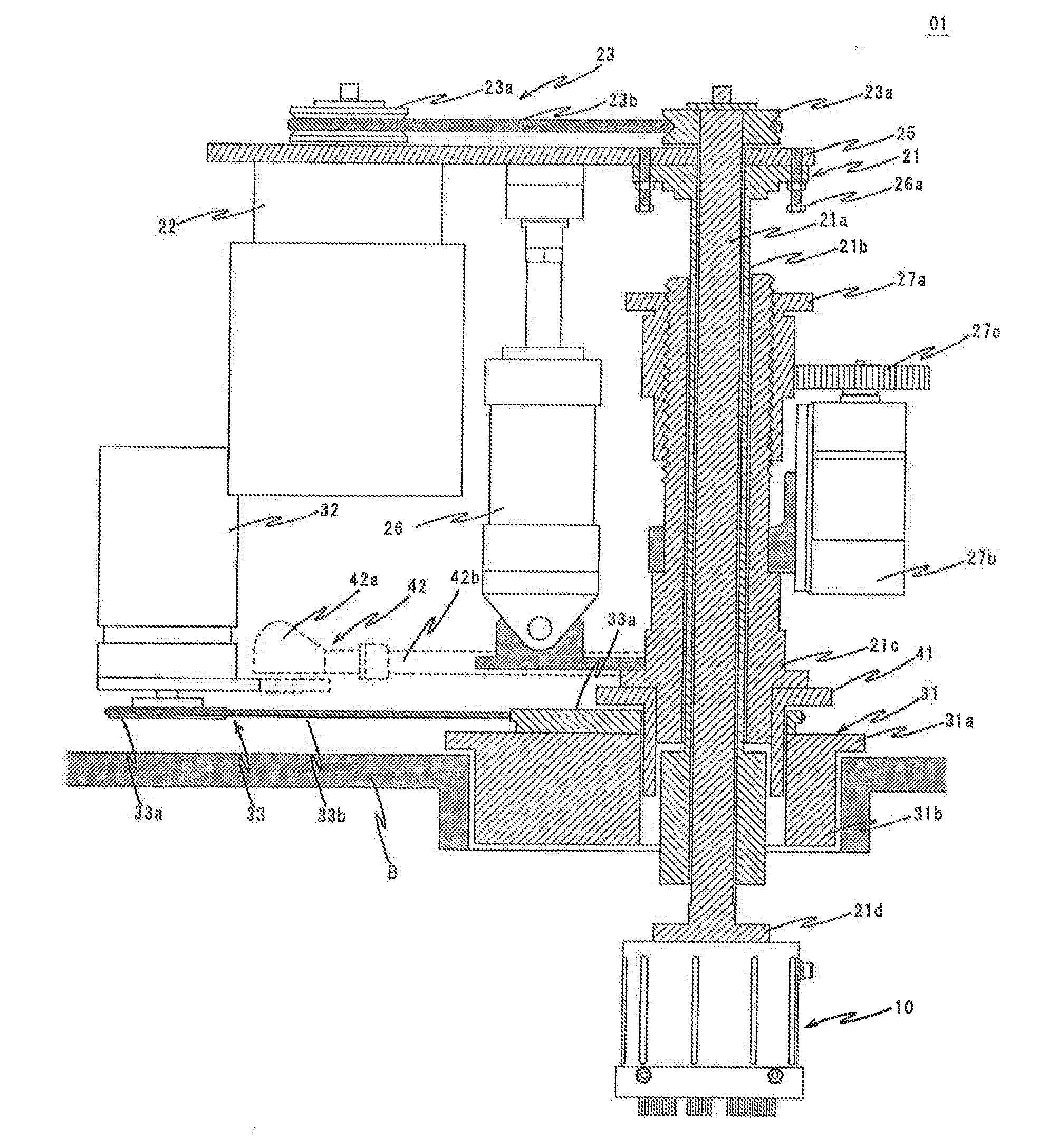 A brush unit, a device for brush-polishing that uses the brush unit, a system for brush-polishing, and a method for brush-polishing