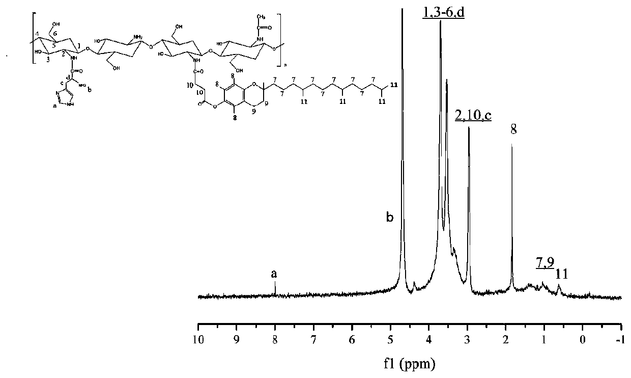 Chitosan-based amphiphilic self-assembling nano carrier and preparation method and application thereof