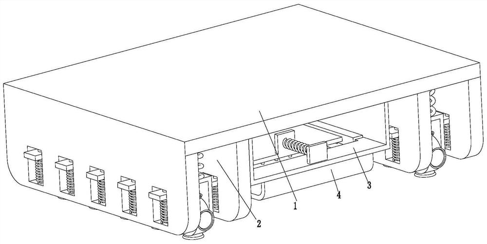 Continuous compaction treatment system for reinforced carbon fiber cloth wall surface