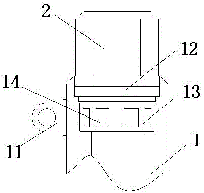 Damping supporting leg for mounting mine ventilator