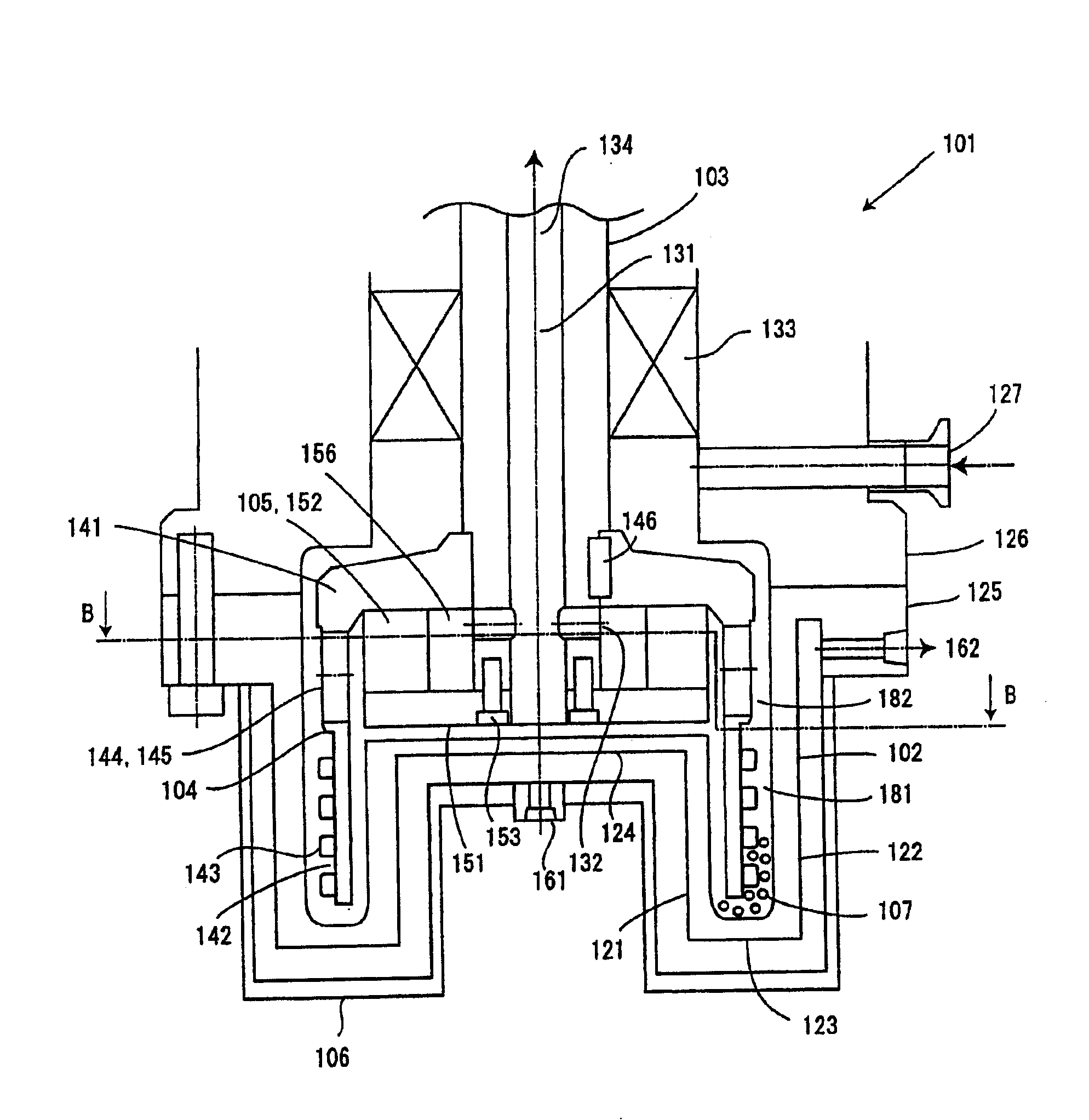 Medium mixing up of wet-type dispersion machine