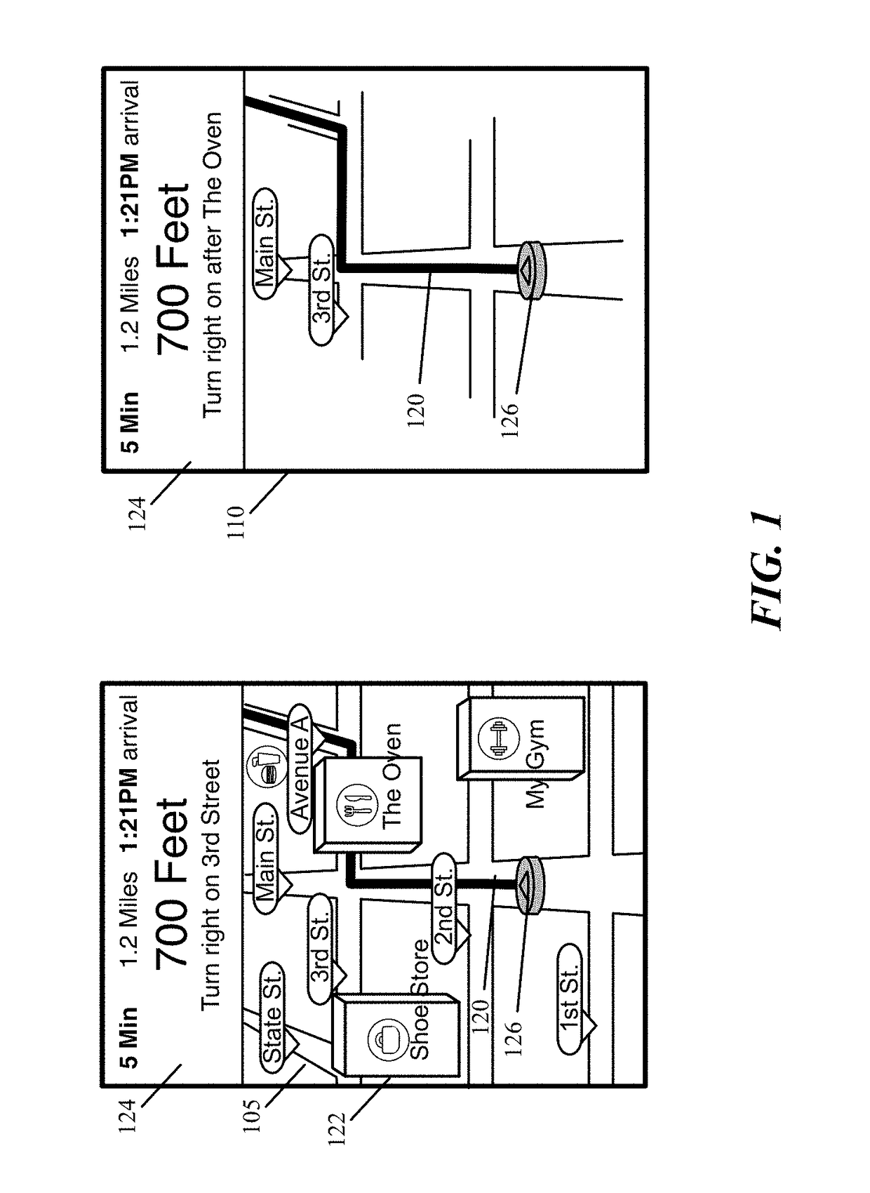 Navigation application with novel declutter mode