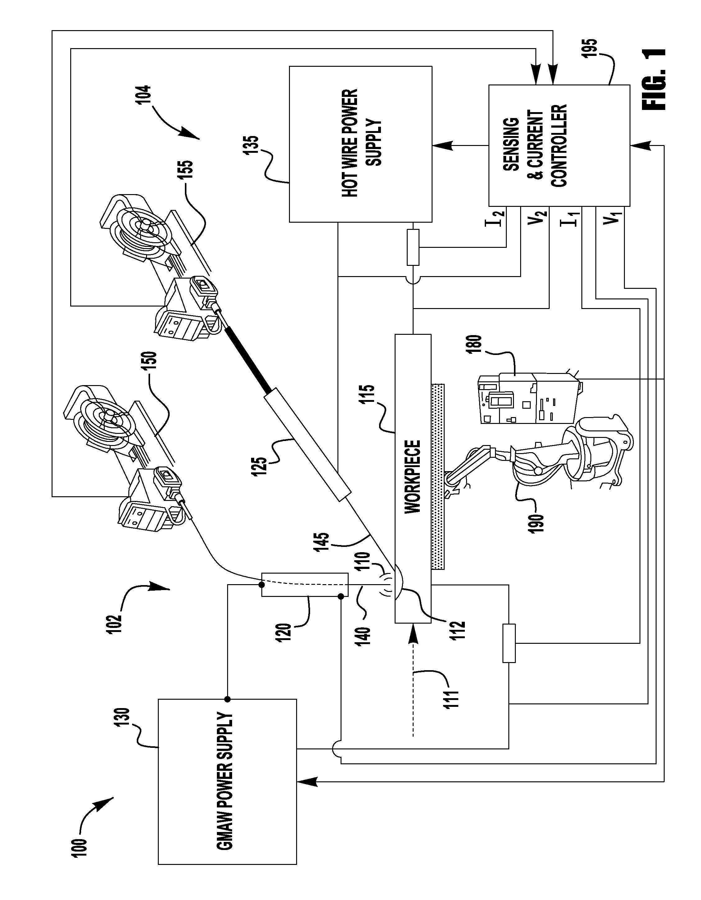 Tandem hot-wire systems