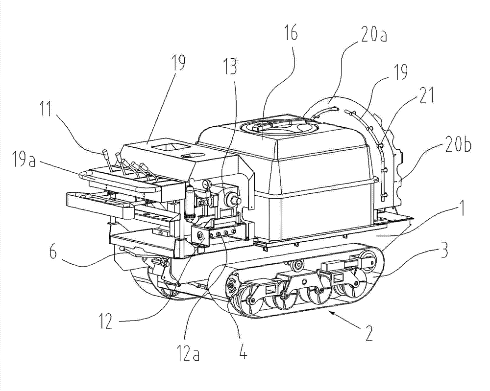 Self-walking type spraying vehicle