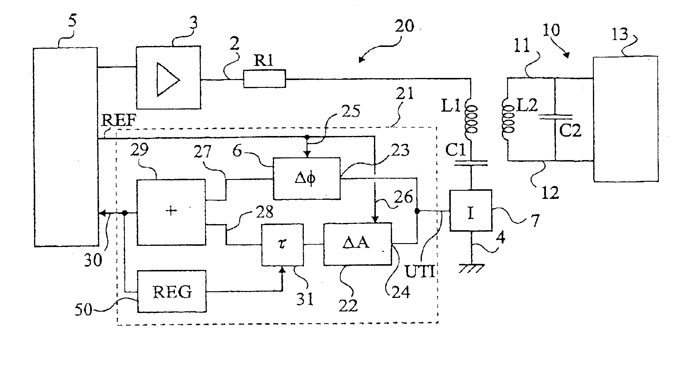 Electromagnetic transponder reader