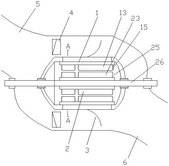 Integrated reversed fixed-pitch tubular hydraulic generator