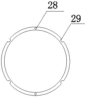 Clamp for machining of resin dome cover flanged edge and with one-time clamping formation function and machining method for resin dome cover flanged edges