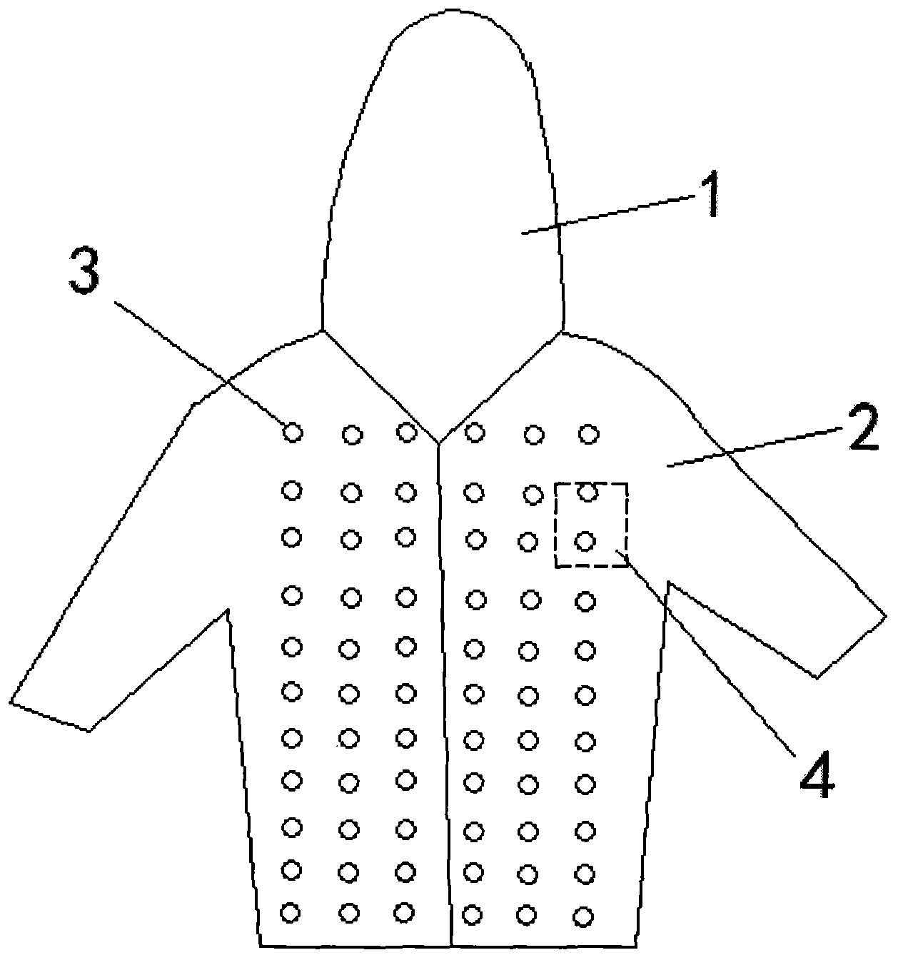 Color-light uvioresistant and cold-resistant performance garment