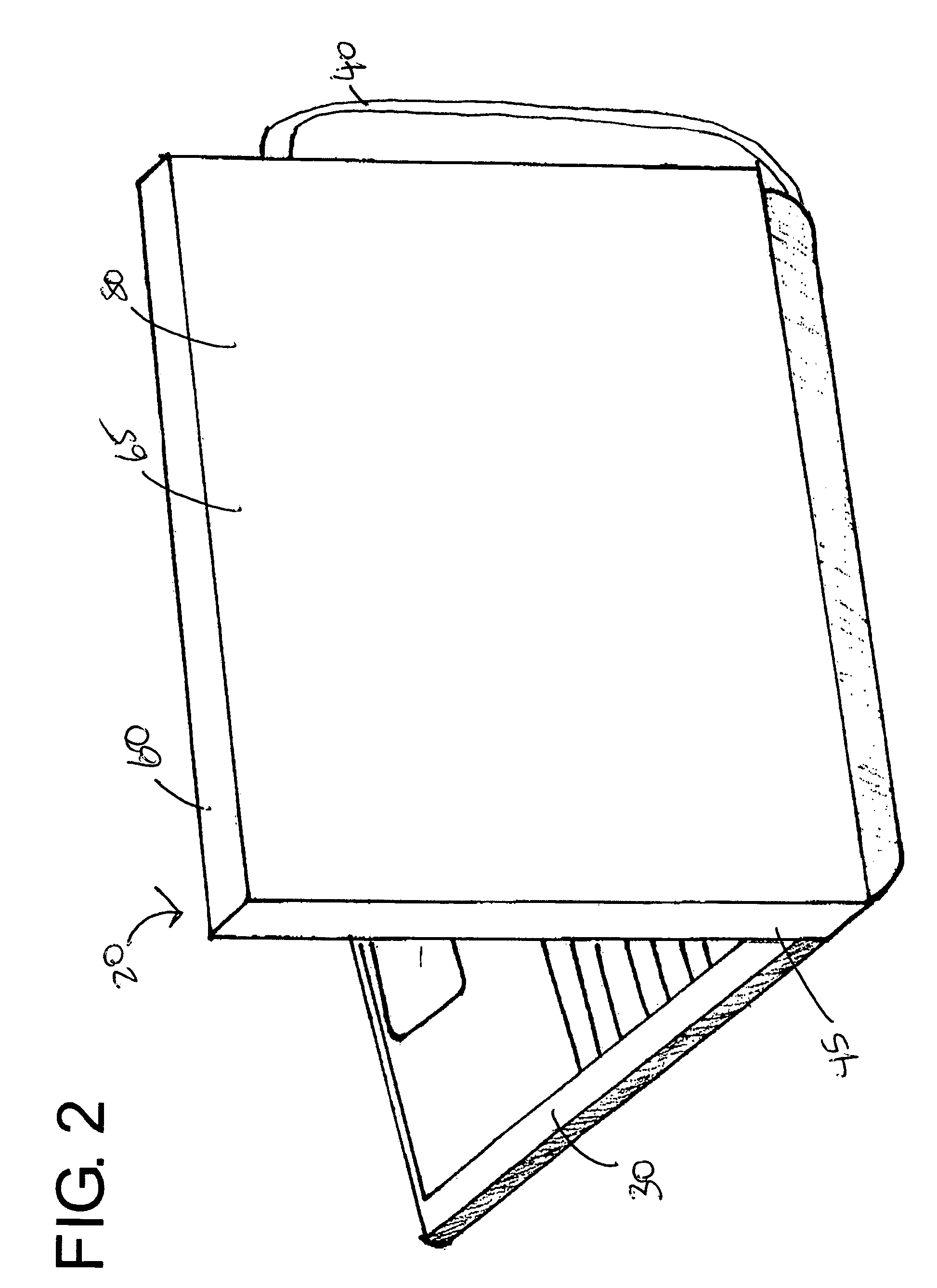 Slipcover touch input apparatus for displays of computing devices