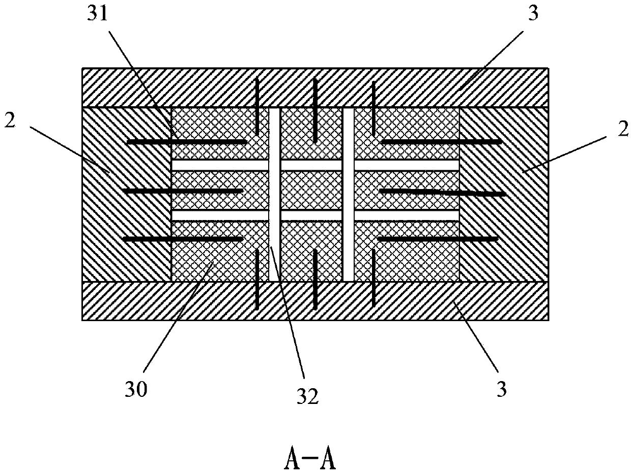 Artificial retaining dam for coal mine distributed underground reservoir and damming method thereof