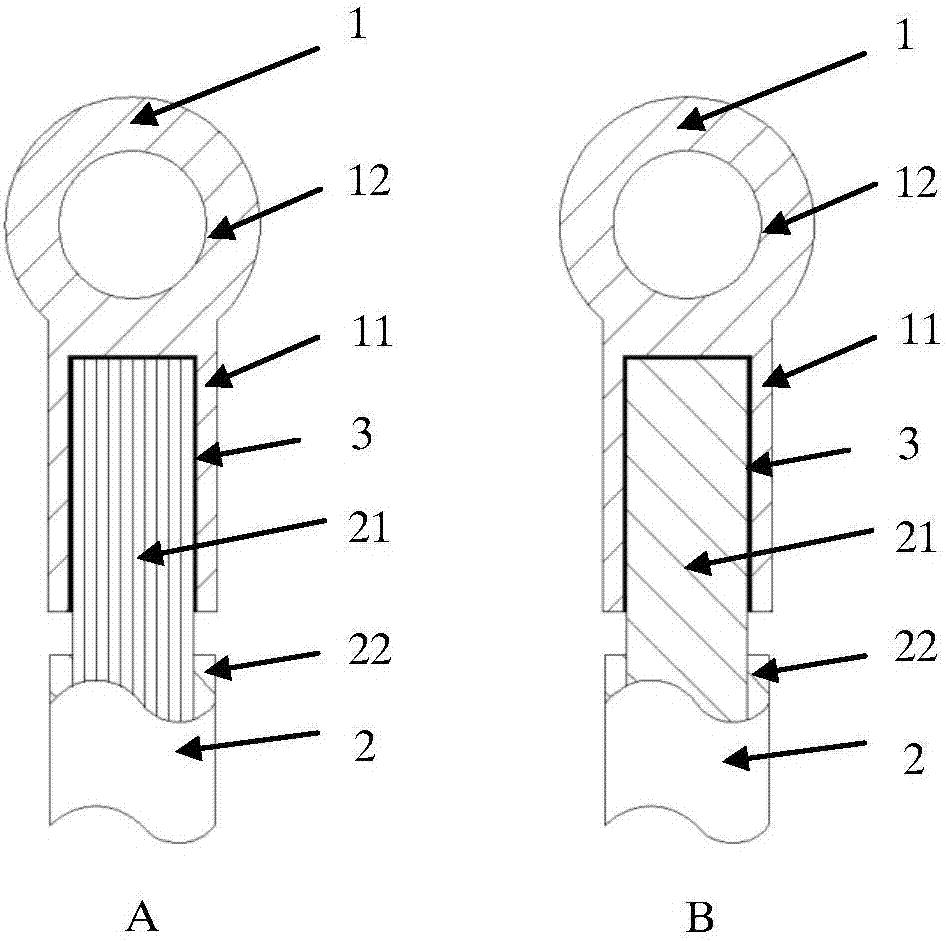 Joint of copper terminal and aluminium conductor and resistance welding method thereof