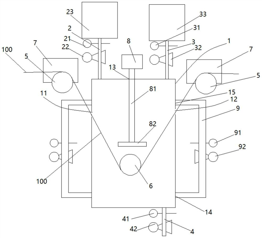 Anti-corrosion antibacterial spinning cleaning device