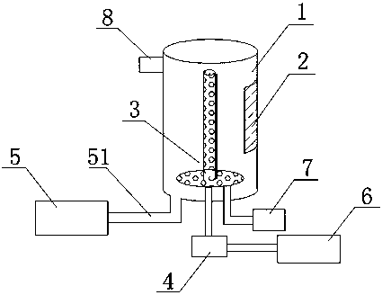 A production process and special device for non-woven filter material without base cloth