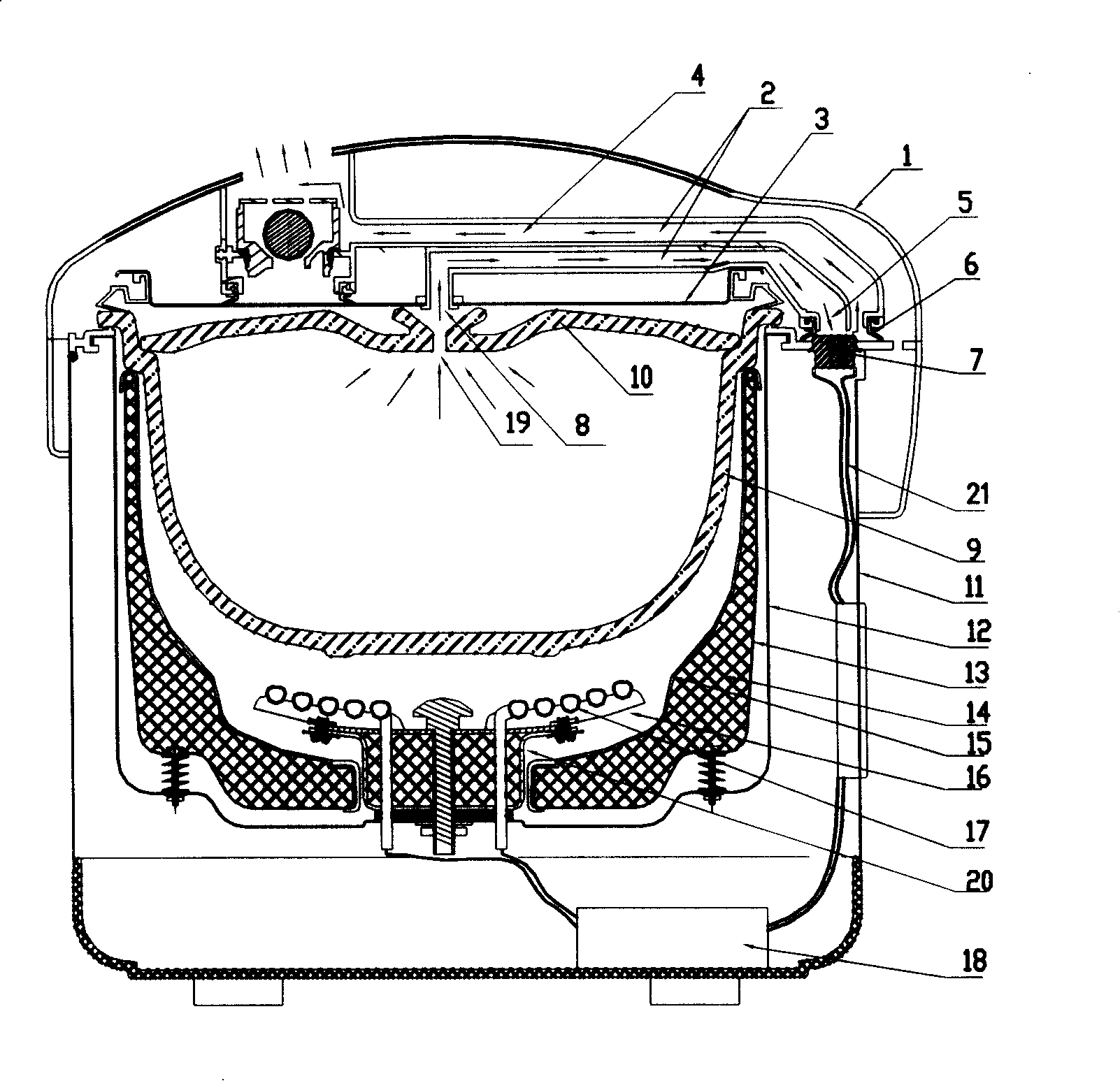 Ceramic electric cooker