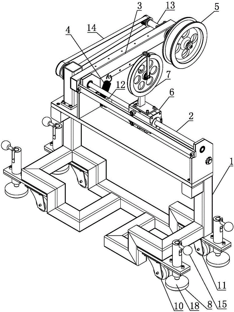 Automatic cable returning and winding displacement equipment for optical cable