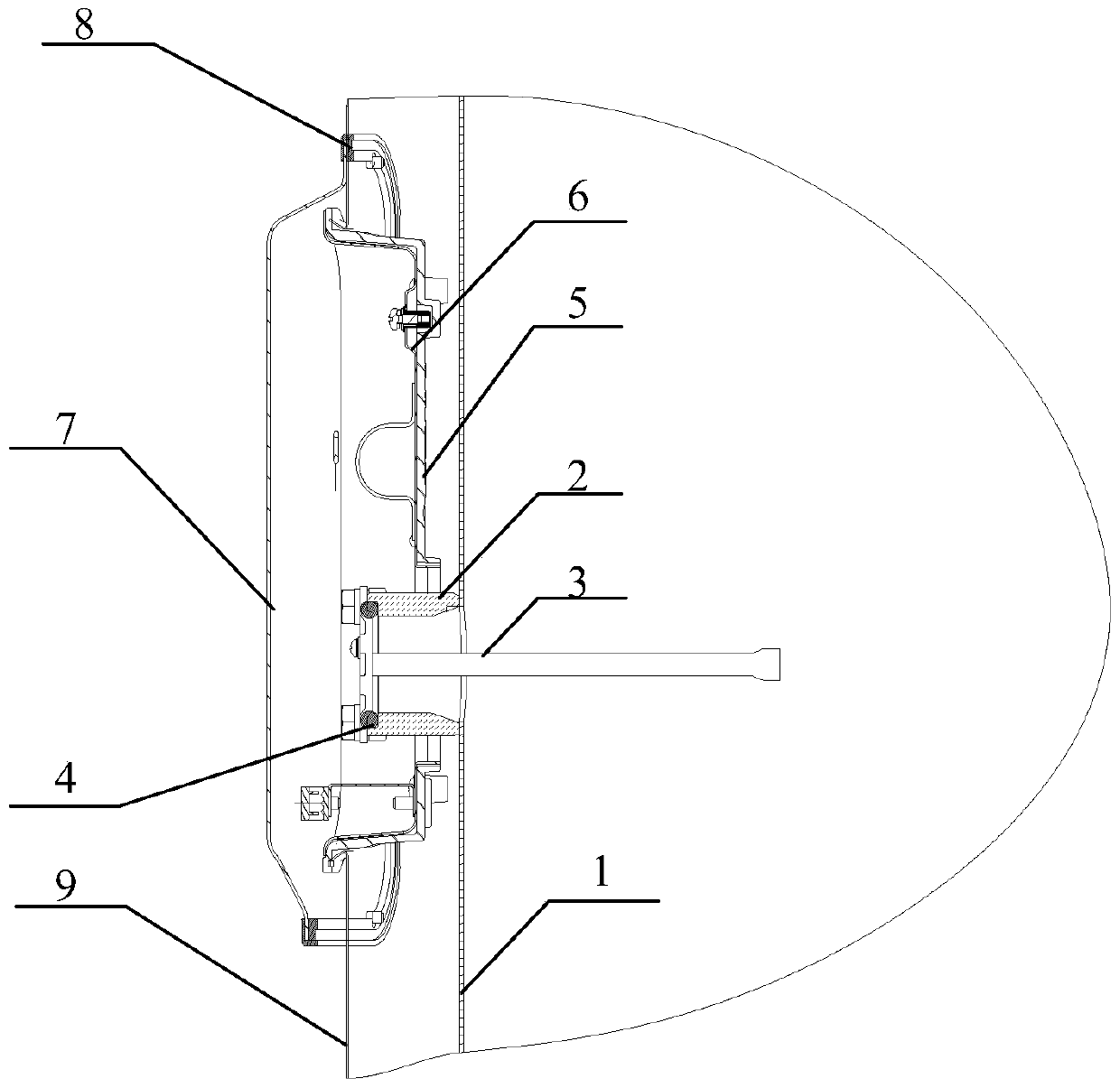 A water heater and an electric heating installation assembly for an enamel water tank