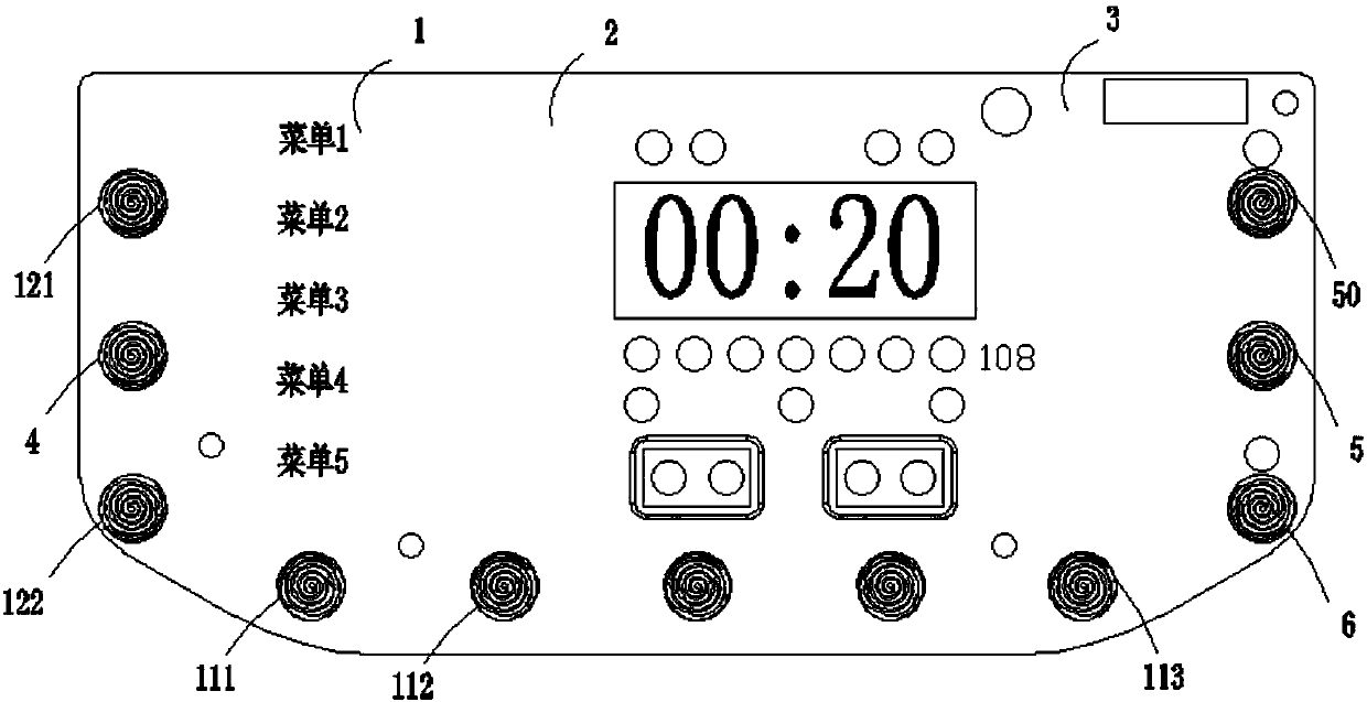 Control method, device and system of display panel and cooking appliance