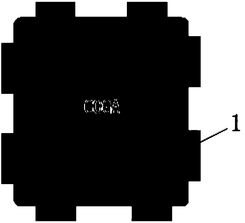 A kind of reinforcement method of ccga device