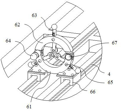 Auxiliary device for processing brake pipeline