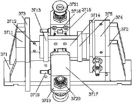 Feeding device of brake pump sealing sleeve feeder